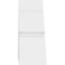 Ekena Millwork Richland Architectural Grade PVC Gable Bracket, 36"W x 15"H x 6"D x 6"F, 10/12 Pitch GBP036X15X0606RIC00 - alternate 3